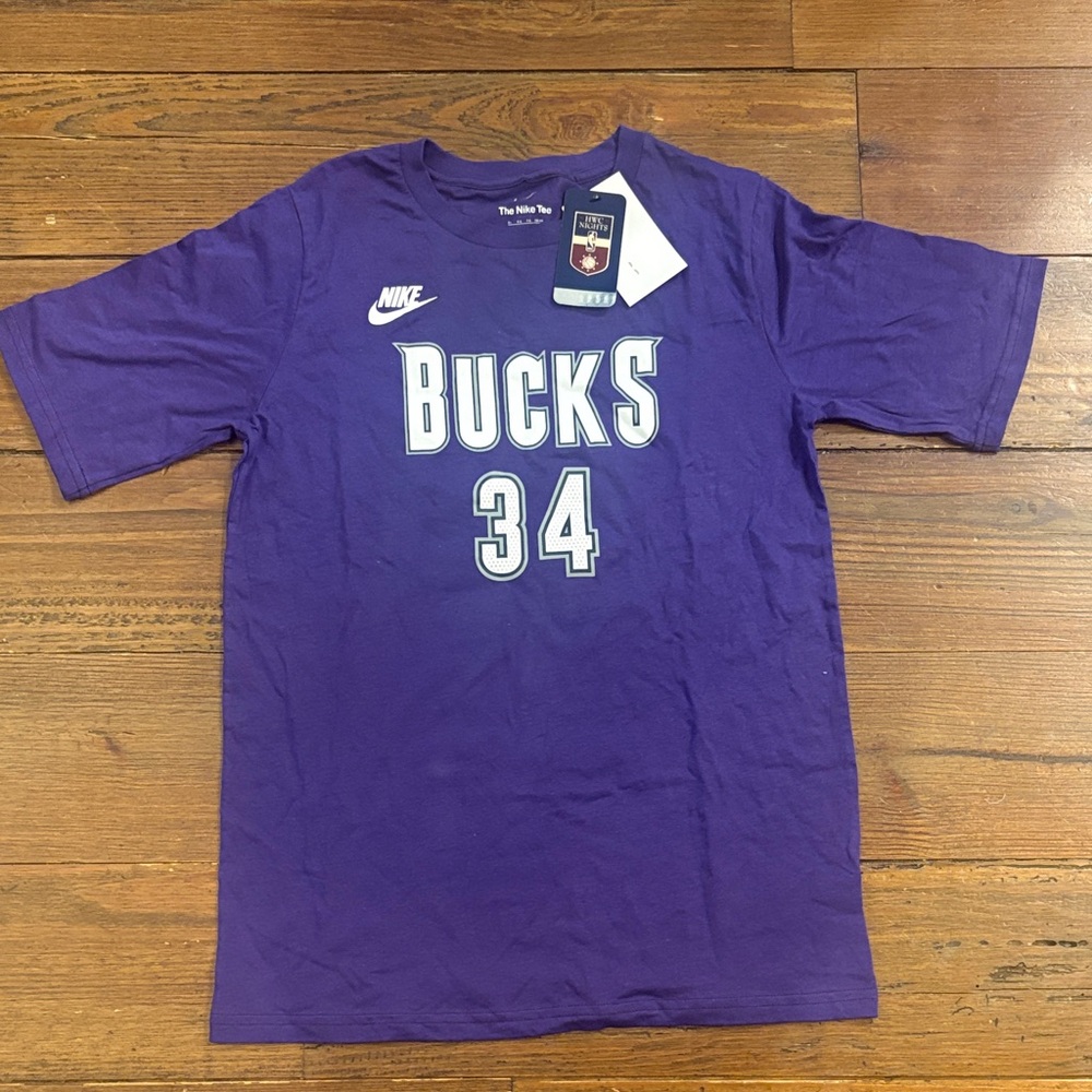 Nike Purple 'Bucks 34' Short Sleeve Tee